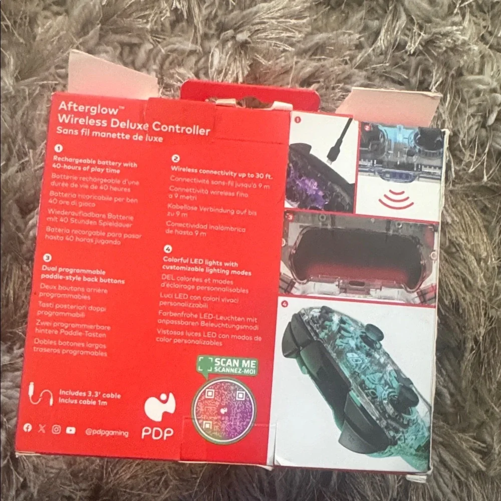 Wireless RGB Controller - Nintendo Switch/Switch Lite/Switch New Damage Box